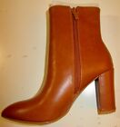 FASHION NOVA WOMENS SHE'S A KEEPER ANKLE BOOTIES TAN US SIZE 6.5 NEW IN BOX!!