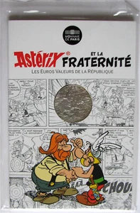 Blister 10 EURO Silber Gedenkmünze Fraternité Asterix- Schweizer Frankreich 2015 - Bild 1 von 1