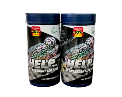 CZ AQUA PRODUCTS FLOWERHORN FISH FOODS - 2 CZ AQUA HELP PEARL 200G (2x100G)- FREE SHIPPING