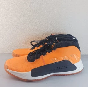 Adidas Dame 5 Vegas Men's Damian Lillard Orange White Basketball Sneaker Sz 14.5 - Picture 1 of 11