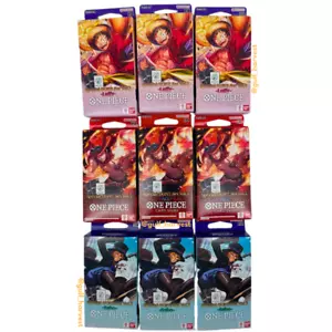 Lot of (9) One Piece TCG Special DON!! Set Vol. 1 2 3 Boxes - Luffy Ace Sabo - Picture 1 of 7