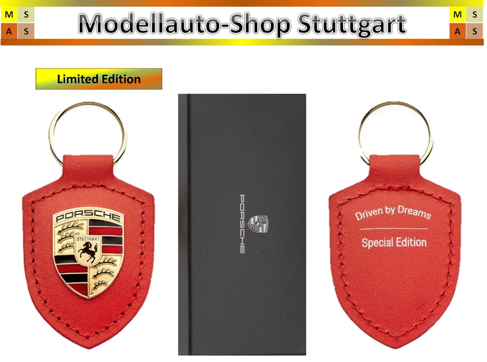 Original PORSCHE Schlüsselanhänger lavaorange WAP0503540RWSA