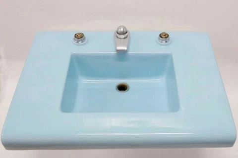 VERY RARE, Crane Criterion Bathroom Sink (Sky Blue) Cover