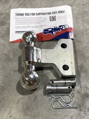 Enganche de bola receptor de acero Andersen 2”/10.000 - 16.000 25/16” nuevo Foto 1 de 4