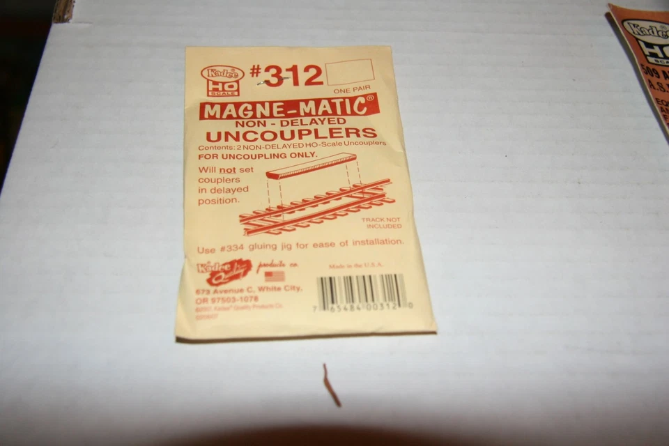 KADEE #312 MAGNET IN TRACK UNCOUPLER   NEW  JL - Image 1 of 1