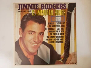 Jimmie Rodgers - 12 Immortal Songs (Vinyl Record LP) - Picture 1 of 2