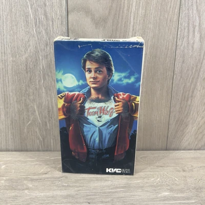Teen Wolf KVC Home Video First Release 1985 VHS Video Tape Michael J. Fox  - Image 1 of 4
