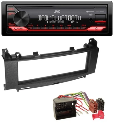 JVC Bluetooth USB DAB MP3 Autoradio für Mercedes A-Klasse W169 B-Klasse W245 - Bild 1 von 4