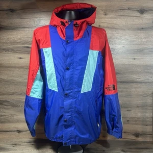 Vintage North Face Windbreaker Herbst leichte mehrfarbige Jacke USA Large - Bild 1 von 12