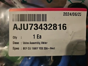 OEM LG Fridge Water Valve Asm **NEW** AJU73432816 AJU75632502 MJX64471602 ASMN - Picture 1 of 1