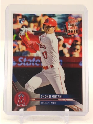 SHOHEI OHTANI 2018 TOPPS NATIONAL BASEBALL CARD DAY ROOKIE #8 A RC Q5775 - Image 1 of 2