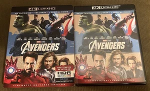 Marvel’s Avengers (4K UHD, 2012) OOP Slipcover Included - Ships In Box - Picture 1 of 7