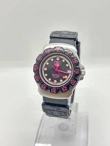 [Exc+5] Reloj para mujer TAG Heuer Formula 1 WA1217 cuarzo 34 mm esfera negra rosa - Imagen 1 de 13