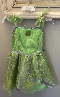 Disney Store Princess Tinker Bell Costume Dress Girl Size 10 NWT - Image 1 of 4