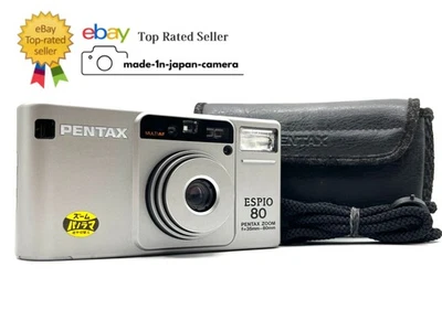 *COMO NUEVA con estuche* Cámara fotográfica Pentax Espio 80 ZOOM AF apuntar y disparar 35 mm de JAPÓN Foto 1 de 4