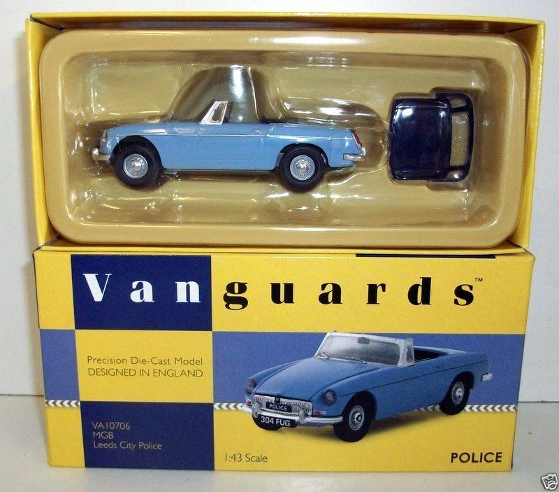VANGUARDS 1/43 VA10706 MGB LEEDS CITY POLICE - Image 1 of 1