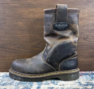 Dr. Martens Icon 2295 Work Boots Womens US 7, EU 39 Brown Leather STEEL TOE - Picture 1 of 17