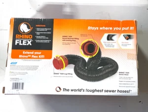 Camco 39765 - RhinoFLEX™ 5' Black Sewer Extension Kit - Picture 1 of 3