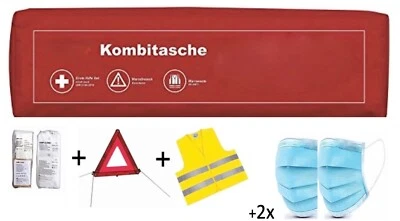 RAU Cassetta medicazione auto 2025 giubbotto di avvertimento pronto soccorso kit foratura triangolo di avvertimento kit di emergenza