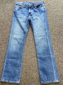 Abercrombie & Fitch The A&F Boot Cut Jeans Mens 32x32 Blue Cotton Medium Wash - Picture 1 of 12