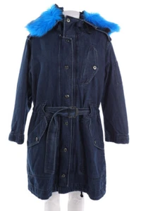 DIESEL Jeans-Mantel Kunstpelz-Besatz M denimblau NEU - Bild 1 von 4