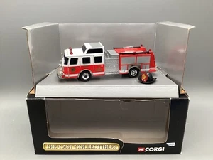 Camion modellino 1:50 Corgi E-One Fort Monroe vigili del fuoco con scatola originale - Foto 1 di 10