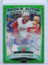 2019-20 O-Pee-Chee Platinum Rookie Autographs Emerald Surge #RRK Ryan Kuffner