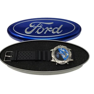 FORD Watch Official Licensed Ford Motor Co Product *Scratched Case* Untested - Picture 1 of 13