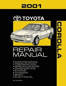 2001 Toyota Corolla Shop Service Repair Manual (For: Toyota)