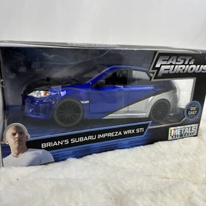 Fast And Furious 2012 Brian's Subaru Impreza WRX STI JADA auto pressofusa 8,5" 1:24 - Foto 1 di 7