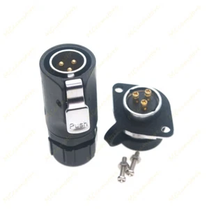 XHP20 3Pin Screw Crimp RV Power Connector Plug+ Socket,Waterproof IP67 Connector - Picture 1 of 7