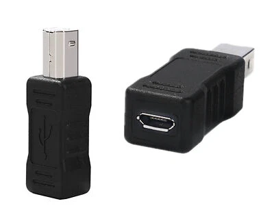 USB B 2.0 to Micro USB Extension Adapter for Printer/Scanner | Male to Female  - Image 1 of 3