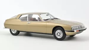 Modellino auto scala 1:12 Norev CITROEN SM oro modellismo statico da collezione - Foto 1 di 1