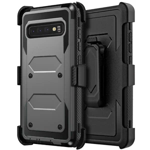 For Samsung Galaxy S10/S10E/S10 PLUS/S10 5G Case Belt Clip Holster Phone Cover - Picture 1 of 93