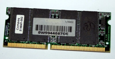 64 MB SO-DIMM 144-pin PC-66 SD-RAM   'Compaq 314849-002' - Image 1 of 2