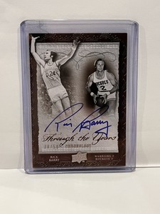 2007-08 Upper Deck Chronology Auto Through the Years 38/50 Rick Barry