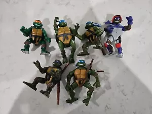 2003, 2004 Mirage Studios Teenage Mutant Ninja Turtles TMNT Action Figures (6) - Picture 1 of 9
