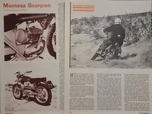 1968 Montesa Scorpion 2pg Original Motorcycle Test Article - Picture 1 of 1