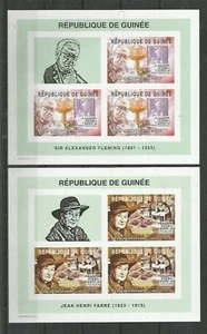 K165 Guinea - MNH - Nature - Mushrooms - Famous People - Imperf - Bl.769/70B - Picture 1 of 1