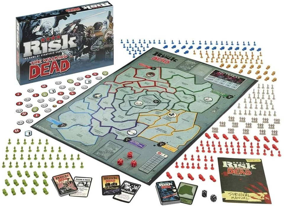 Winning Moves 021814 Gioco da tavolo Risk Walking Dead Versione inglese