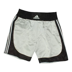 Pantalones Cortos de Boxeo Adidas Para Hombre | Ropa Deportiva Deportiva de Combate De Colección Negra Blanca - Imagen 1 de 5