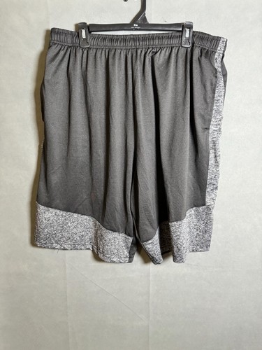 ESSENTIALS Pantaloncini da basket Essential Elements da uomo grigi neri 3XL Activewear con tasche