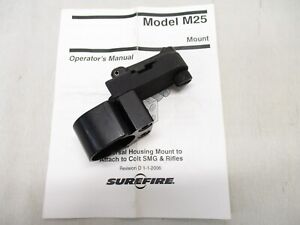 Rare Surefire M25 Light Mount for Model 660, 678, 6P, etc Weaponlight (retired)