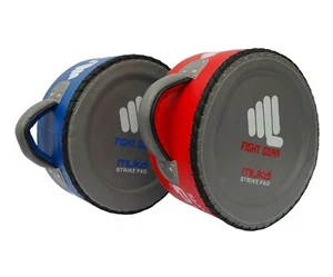 Muka Kunstleder Rund Schlag Pads Boxen Muay Thai MMA Training Strike - Bild 1 von 27