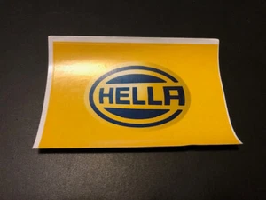 HELLA LIGHTS OEM STICKER 2.5X4 JDM VEHICLE WINDOW OFFROAD STREET RACING - Picture 1 of 1