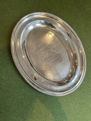 Plato de plata ovalado  Foto 1 de 4