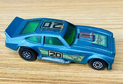 1976 MATCHBOX LESNEY SPEEDKINGS K60 Teal Blue FORD MUSTANG II Diecast 4” - Image 1 of 4
