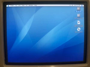 Vintage 2001 Apple iMac G3 Snow M5521 500MHZ 20GB 256MB Ram Tested Working - Picture 1 of 23