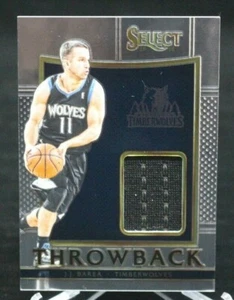 2015-16 Select Throwback JUEGO USADO Reliquia #2 J.J. Barea Minnesota/149 - Imagen 1 de 2
