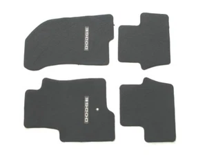 07 08 09 10 11 12 DODGE CALIBER BLACK CARPET FLOOR MATS RUGS OEM GENUINE SET #5 - Picture 1 of 7